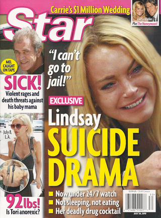 Illustration for article titled This Week In Tabloids: Lindsay's On Suicide Watch